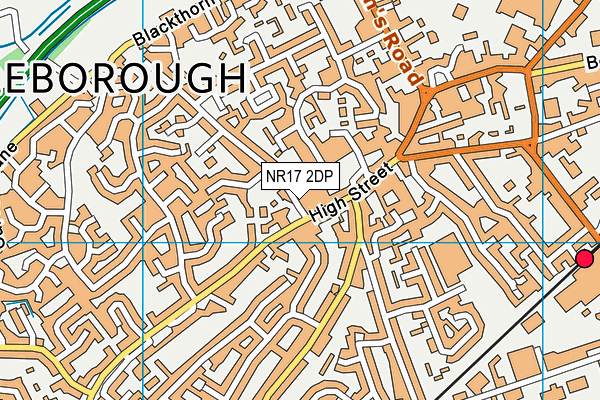 NR17 2DP map - OS VectorMap District (Ordnance Survey)