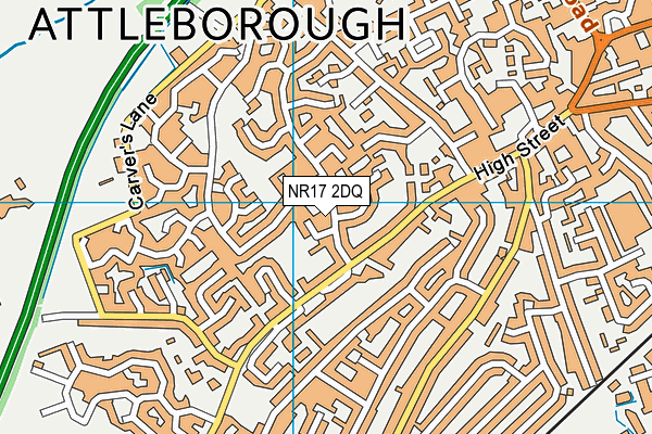 NR17 2DQ map - OS VectorMap District (Ordnance Survey)