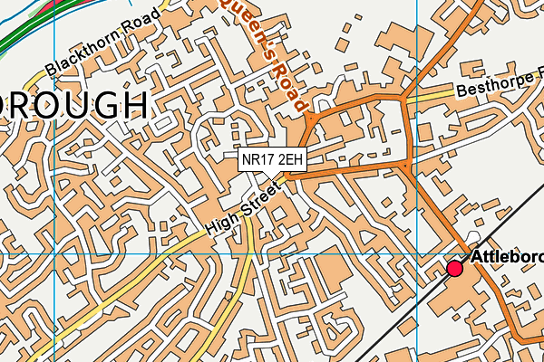 NR17 2EH map - OS VectorMap District (Ordnance Survey)