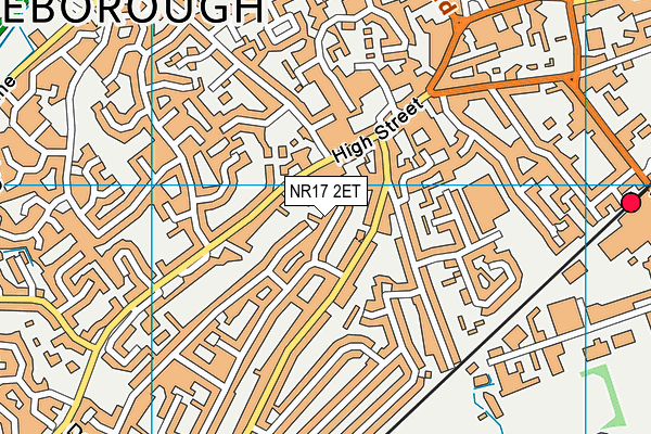 NR17 2ET map - OS VectorMap District (Ordnance Survey)