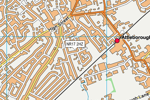 NR17 2HZ map - OS VectorMap District (Ordnance Survey)