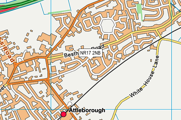 NR17 2NB map - OS VectorMap District (Ordnance Survey)