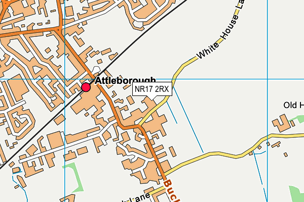 NR17 2RX map - OS VectorMap District (Ordnance Survey)