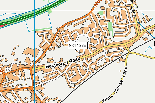 NR17 2SE map - OS VectorMap District (Ordnance Survey)