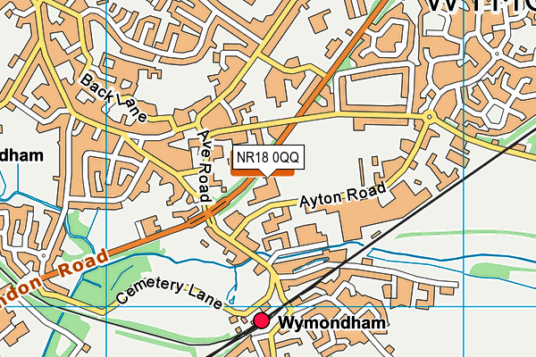 Map of AYTON HOUSE LTD at district scale
