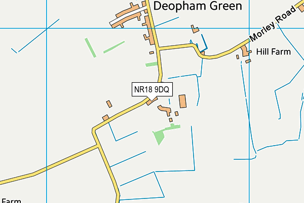 NR18 9DQ map - OS VectorMap District (Ordnance Survey)