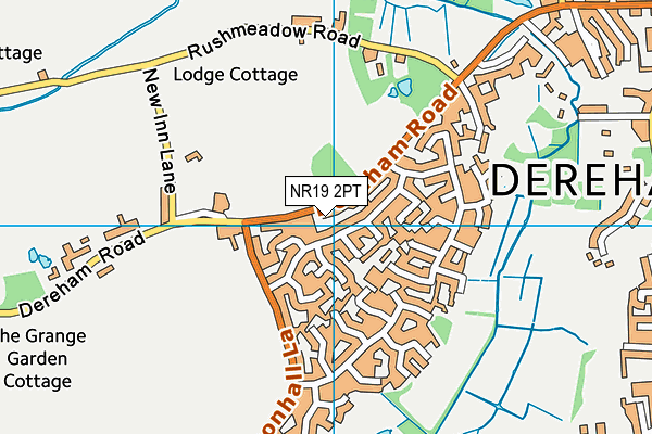 Map of NORWICH FENCING LTD at district scale