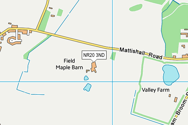 NR20 3ND map - OS VectorMap District (Ordnance Survey)