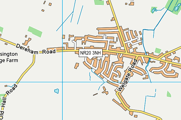 NR20 3NH map - OS VectorMap District (Ordnance Survey)