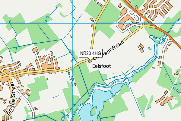 NR20 4HG map - OS VectorMap District (Ordnance Survey)