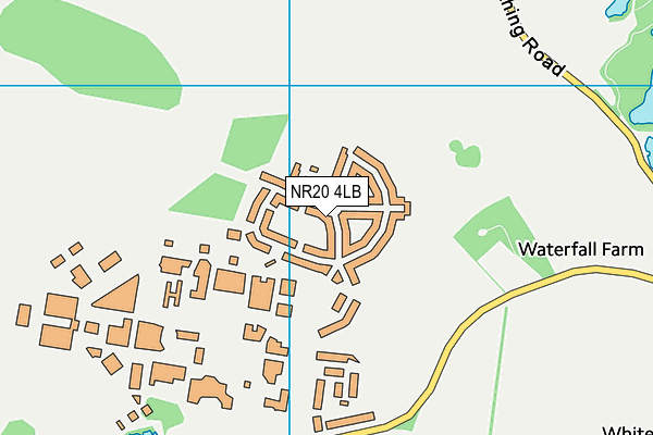 NR20 4LB map - OS VectorMap District (Ordnance Survey)