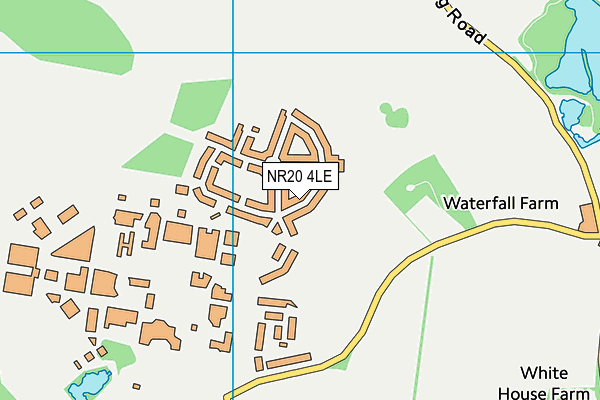 NR20 4LE map - OS VectorMap District (Ordnance Survey)