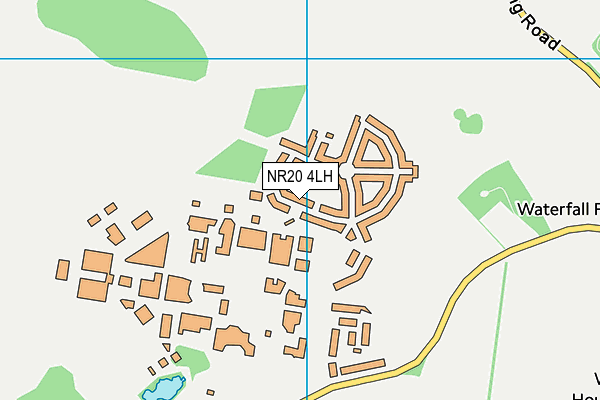 NR20 4LH map - OS VectorMap District (Ordnance Survey)