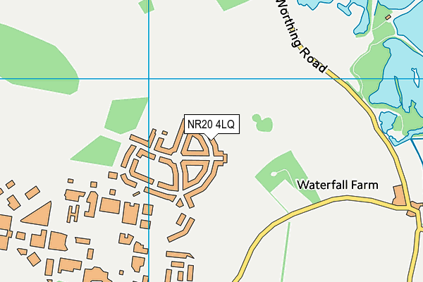 NR20 4LQ map - OS VectorMap District (Ordnance Survey)