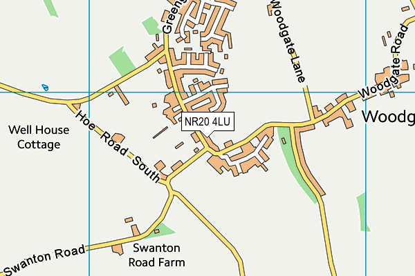 NR20 4LU map - OS VectorMap District (Ordnance Survey)