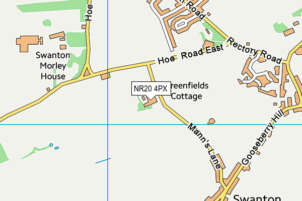 Swanton Morley Vc Primary School map (NR20 4PX) - OS VectorMap District (Ordnance Survey)