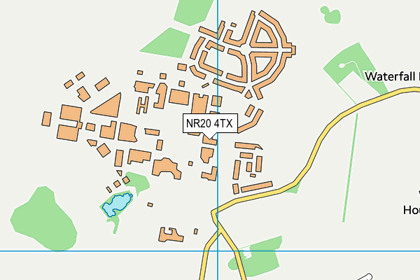 NR20 4TX map - OS VectorMap District (Ordnance Survey)
