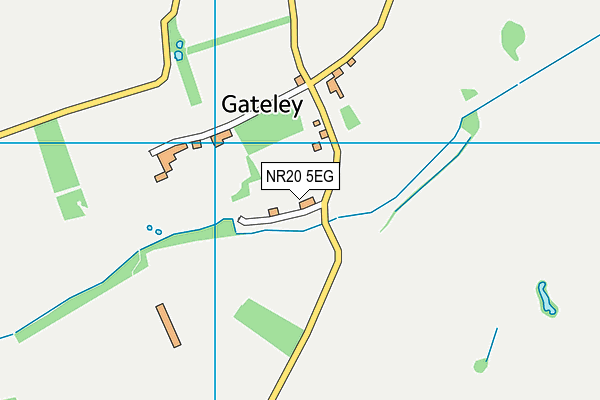 NR20 5EG map - OS VectorMap District (Ordnance Survey)