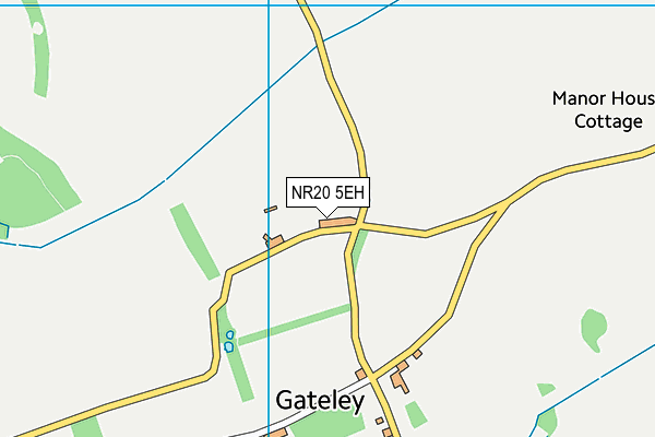 NR20 5EH map - OS VectorMap District (Ordnance Survey)