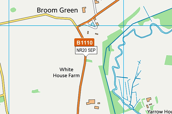 NR20 5EP map - OS VectorMap District (Ordnance Survey)