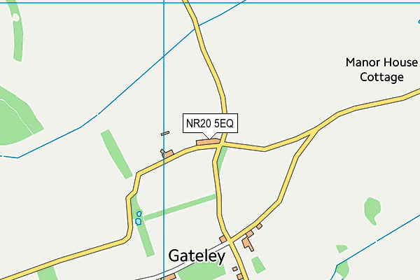 NR20 5EQ map - OS VectorMap District (Ordnance Survey)