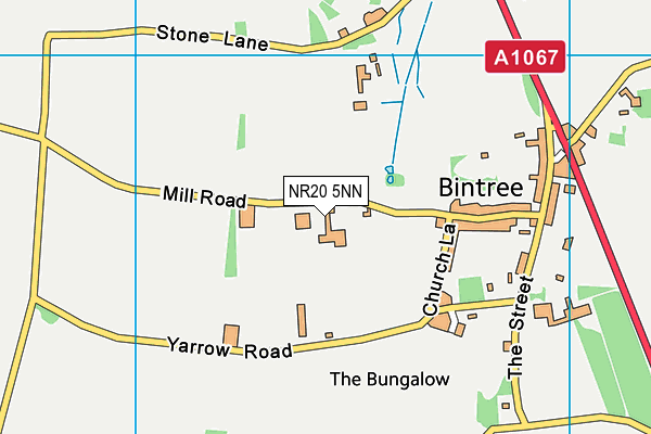 NR20 5NN map - OS VectorMap District (Ordnance Survey)