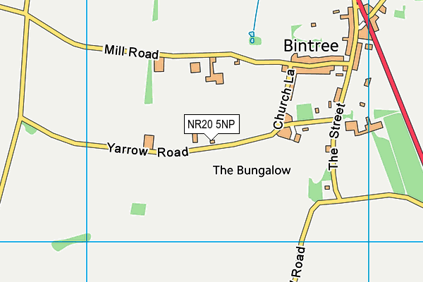 NR20 5NP map - OS VectorMap District (Ordnance Survey)