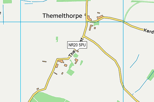 NR20 5PU map - OS VectorMap District (Ordnance Survey)