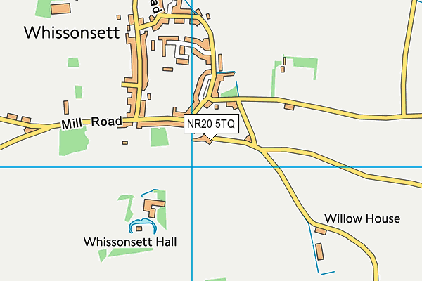 NR20 5TQ map - OS VectorMap District (Ordnance Survey)