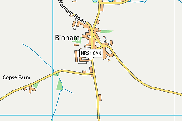 NR21 0AN map - OS VectorMap District (Ordnance Survey)