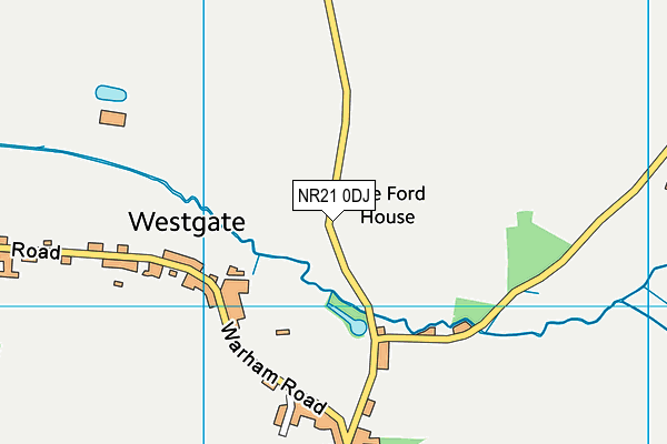 NR21 0DJ map - OS VectorMap District (Ordnance Survey)