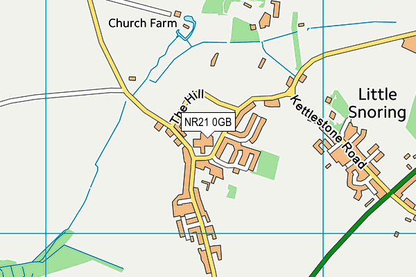 NR21 0GB map - OS VectorMap District (Ordnance Survey)