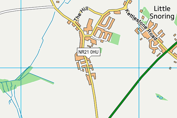 NR21 0HU map - OS VectorMap District (Ordnance Survey)