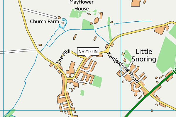 Little Snoring Community Primary Academy map (NR21 0JN) - OS VectorMap District (Ordnance Survey)