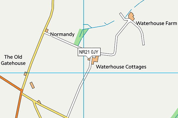 NR21 0JY map - OS VectorMap District (Ordnance Survey)