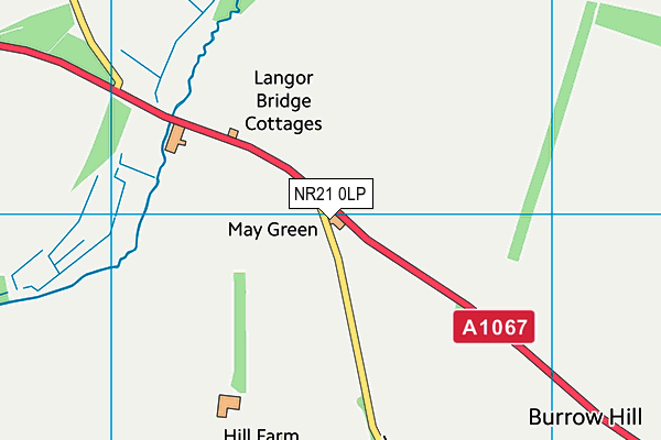 NR21 0LP map - OS VectorMap District (Ordnance Survey)