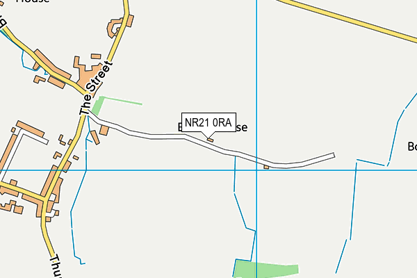 NR21 0RA map - OS VectorMap District (Ordnance Survey)