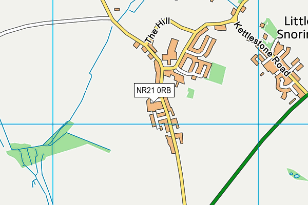 NR21 0RB map - OS VectorMap District (Ordnance Survey)
