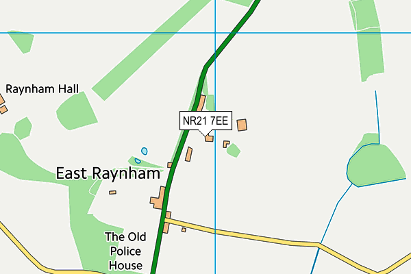 NR21 7EE map - OS VectorMap District (Ordnance Survey)