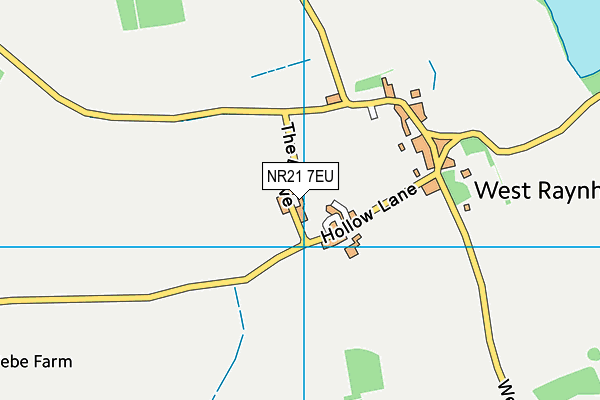 NR21 7EU map - OS VectorMap District (Ordnance Survey)