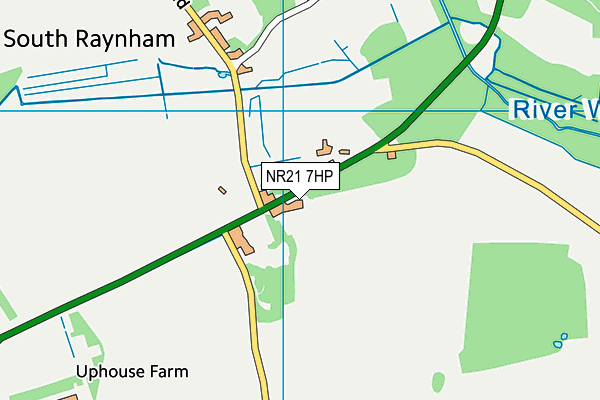 NR21 7HP map - OS VectorMap District (Ordnance Survey)