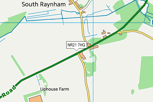 NR21 7HQ map - OS VectorMap District (Ordnance Survey)