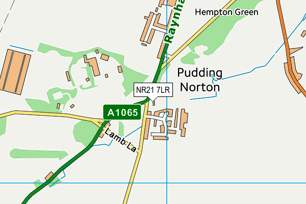 NR21 7LR map - OS VectorMap District (Ordnance Survey)