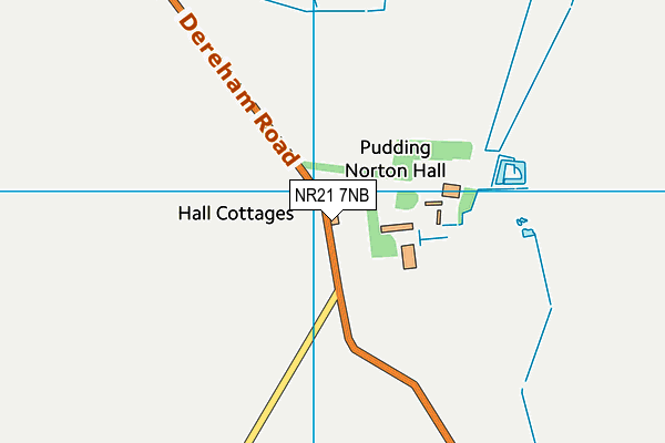 NR21 7NB map - OS VectorMap District (Ordnance Survey)
