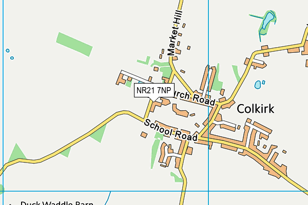 NR21 7NP map - OS VectorMap District (Ordnance Survey)