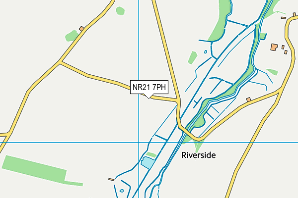 NR21 7PH map - OS VectorMap District (Ordnance Survey)