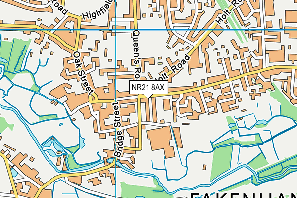 Map of FAKENHAM FOOTCARE (UK) LTD at district scale