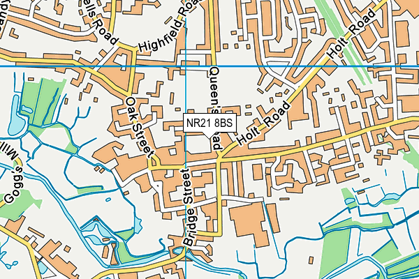 NR21 8BS map - OS VectorMap District (Ordnance Survey)