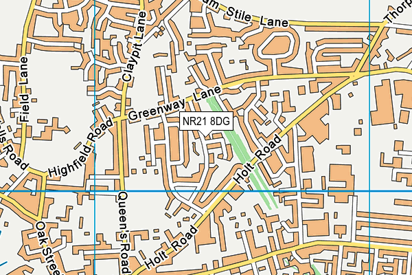 NR21 8DG map - OS VectorMap District (Ordnance Survey)