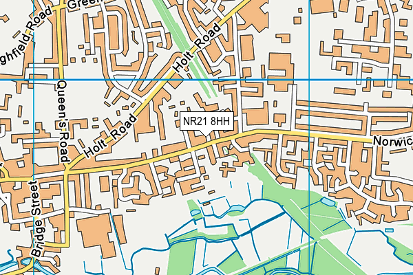 NR21 8HH map - OS VectorMap District (Ordnance Survey)